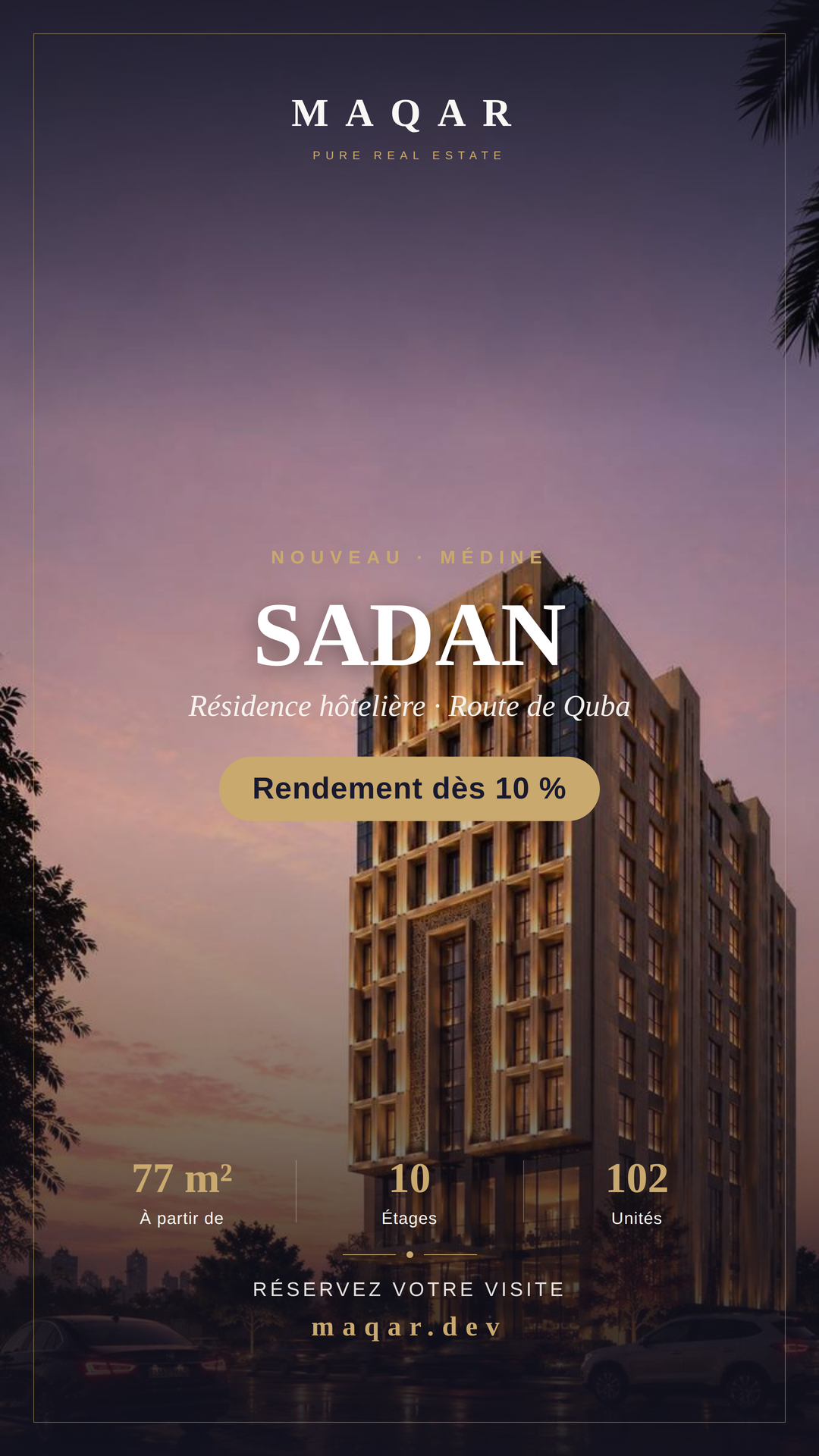 Sadan — Résidence hôtelière · Médine